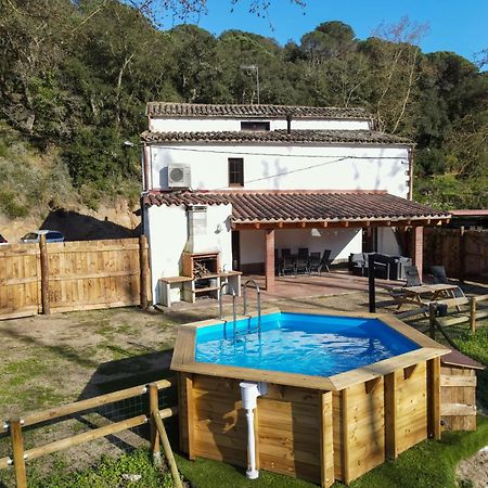 Casa Rural Can Ricos - El Mirador Del Montseny Vallgorguina Exteriör bild