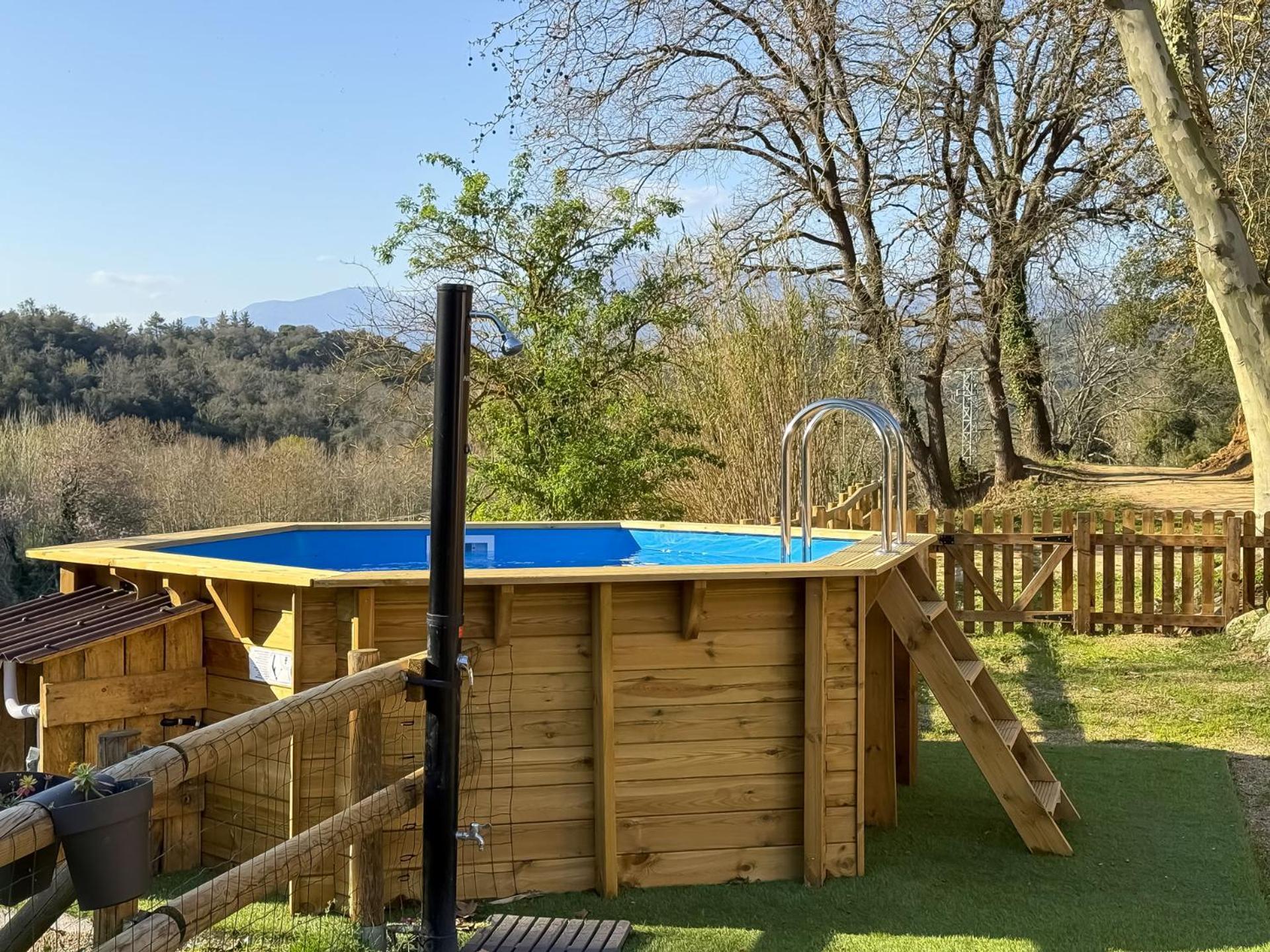 Casa Rural Can Ricos - El Mirador Del Montseny Vallgorguina Exteriör bild