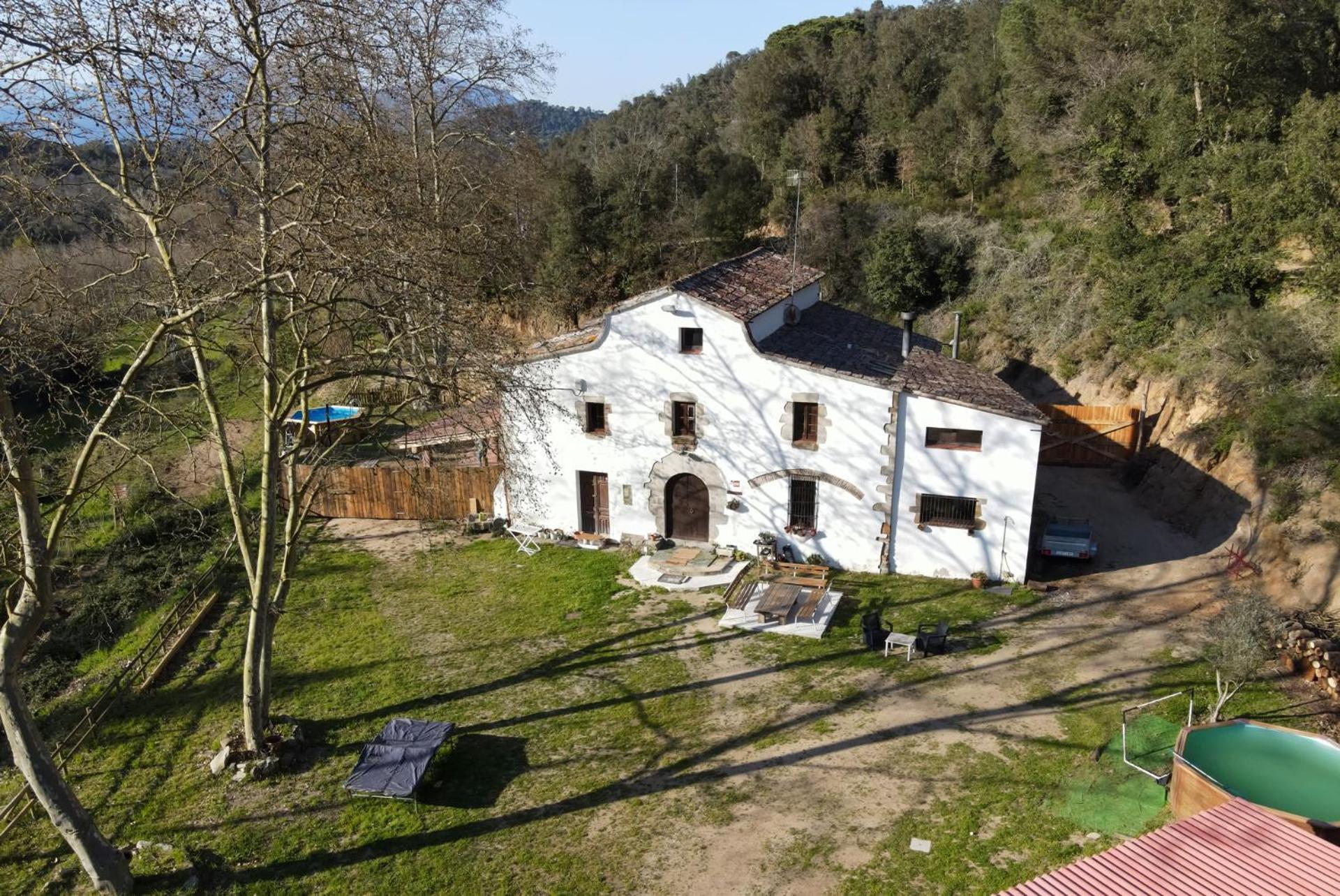 Casa Rural Can Ricos - El Mirador Del Montseny Vallgorguina Exteriör bild